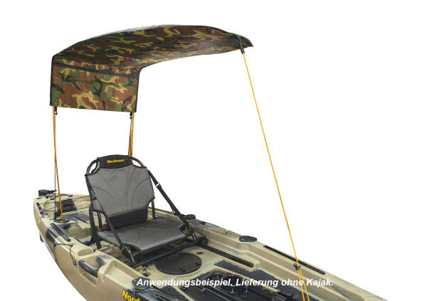 Nordmann Sonnensegel für Angelkajak | Kajak Bimini Top