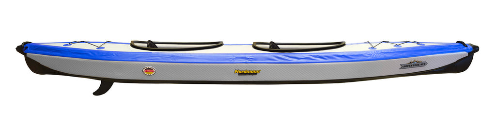 Nordmann I-Kajak Adventure 470 Drop Stitch Luftkajak 2-Sitzer inkl. Sitze, Paddel und Zubehör