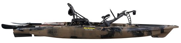 Nordmann Ranger 12.5 Angelkajak Sit on Top inkl. Zahnstangen-Pedalantrieb